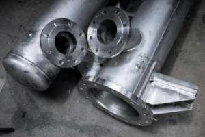 Prototyp des Nugget-Behälters der AMBARtec AG zur Installation im 6000-L-Wasserstoffspeicher